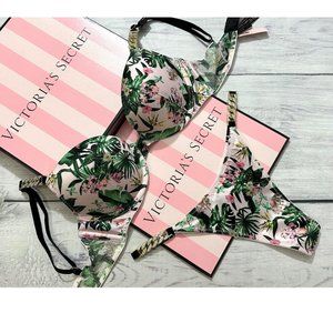 🖤💚Victoria's Secret Very Sexy Chain Strap SET-Matching Bra AND Panty💚🖤